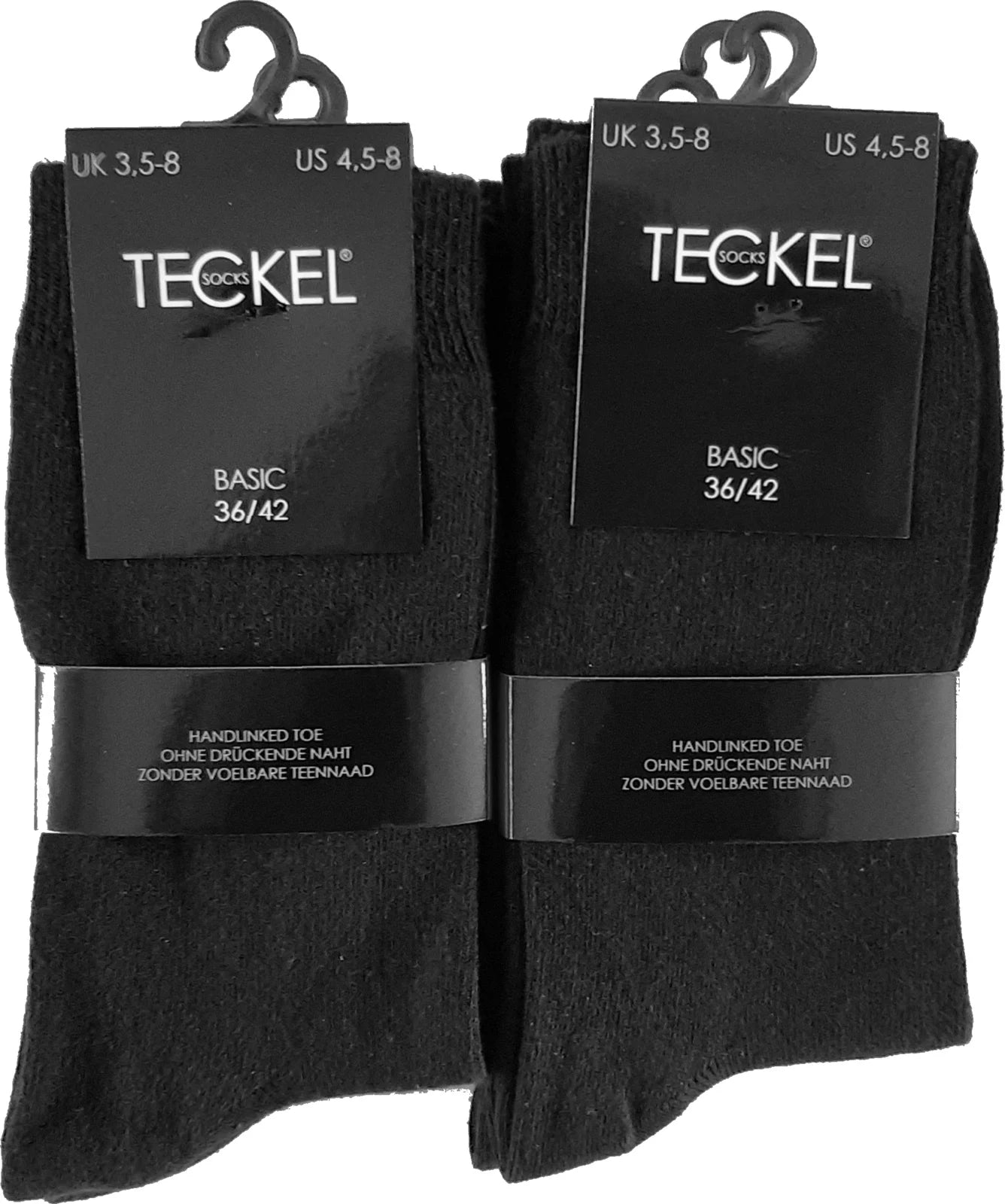 6 pack Teckel Damessokken Zwart