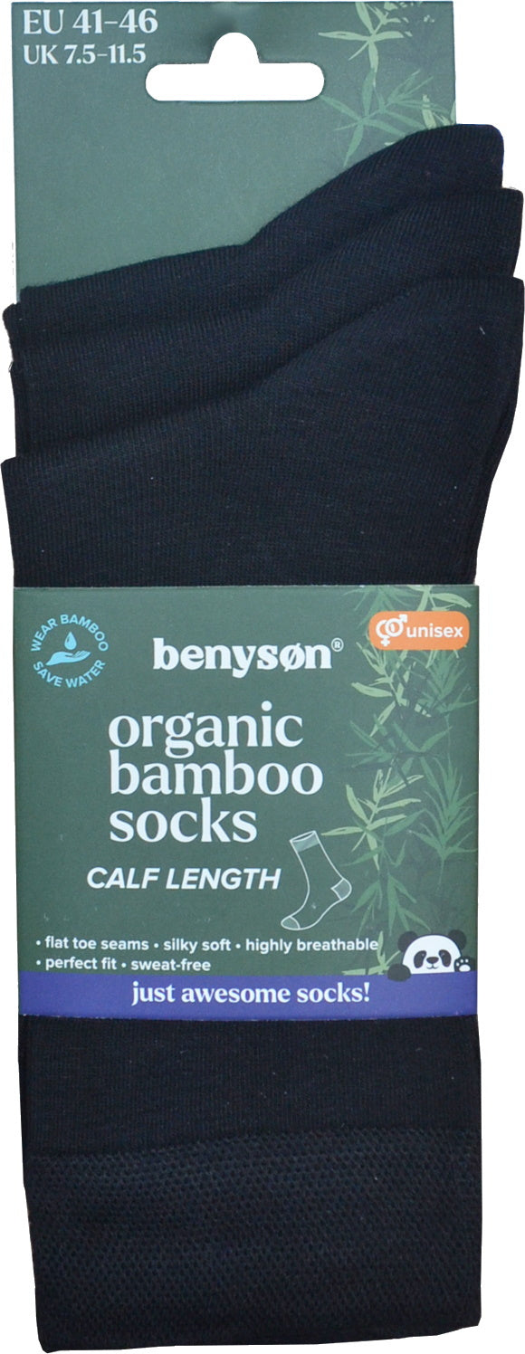 6 paar Benyson Bamboe sokken Mix kleuren Unisex