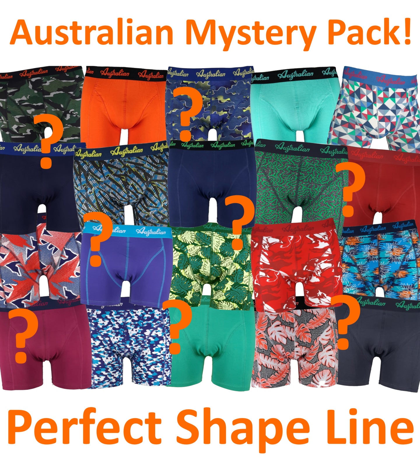 4 pack Australian Heren Boxershorts Mystery