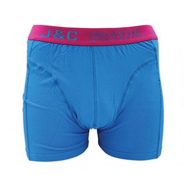 1 pack J&C Heren boxershort Blauw