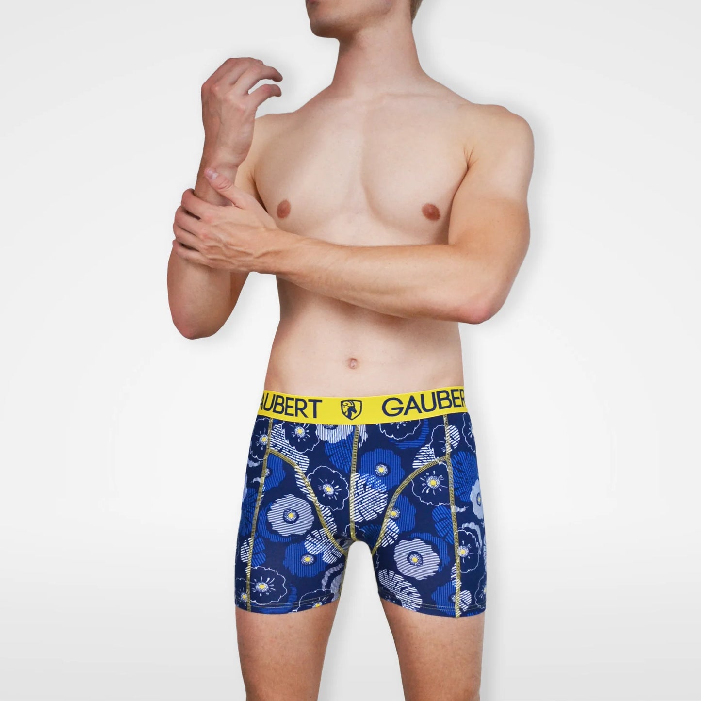 2 pack Gaubert Heren Boxershorts Blauw