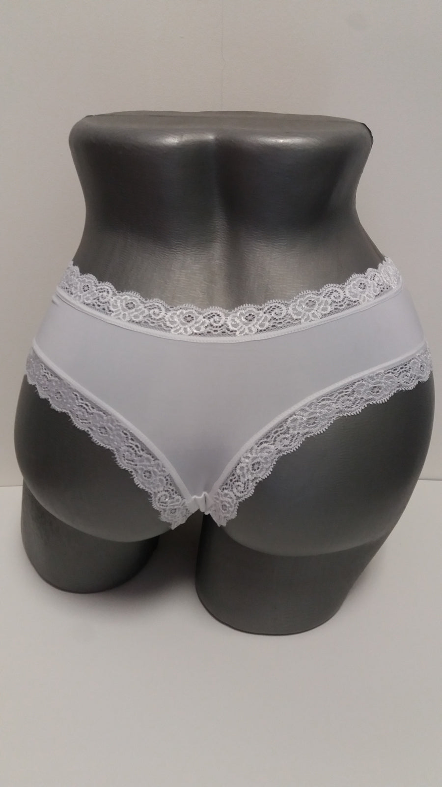 3 pack J&C Dames String Kant Wit 1608