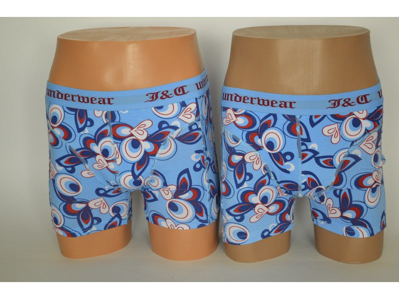 2 pack J&C Heren boxershort "Flower" Maat S