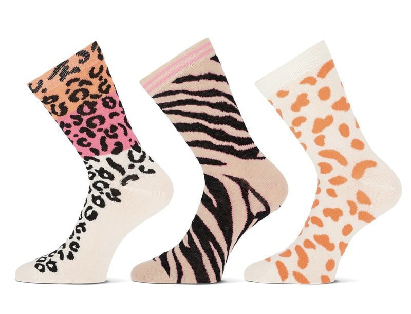 6 paar Damessok Teckel "Panter"