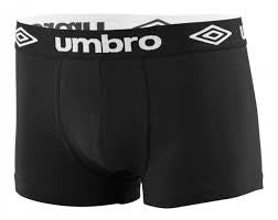 2 Pack UMBRO zwarte boxershorts Heren katoen