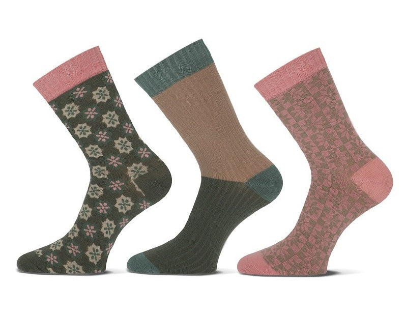 6 paar Damessok Teckel "Dessino"