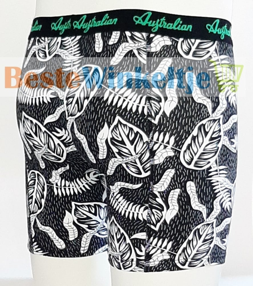 2 pack Australian Heren boxershorts Zwart Print