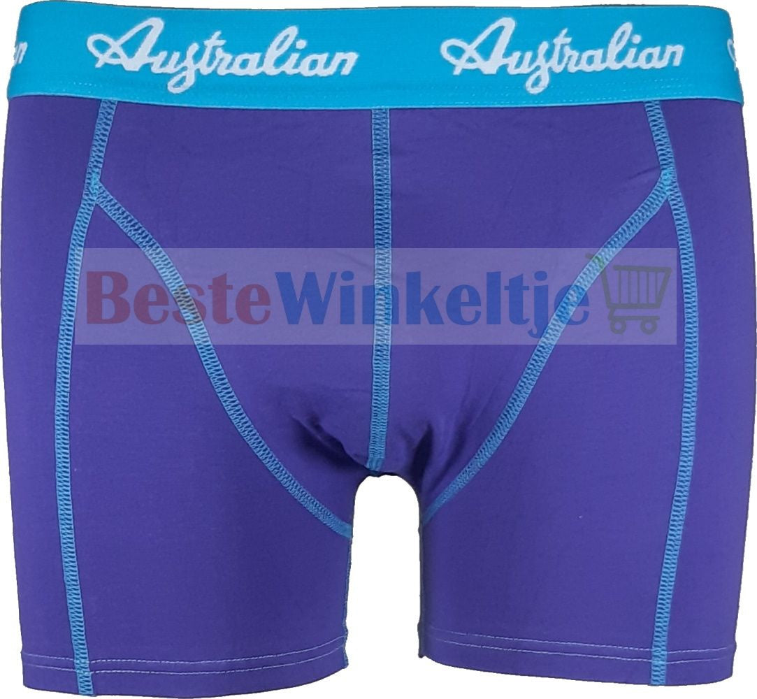 2 pack Australian Heren Boxershorts Camouflage Blue
