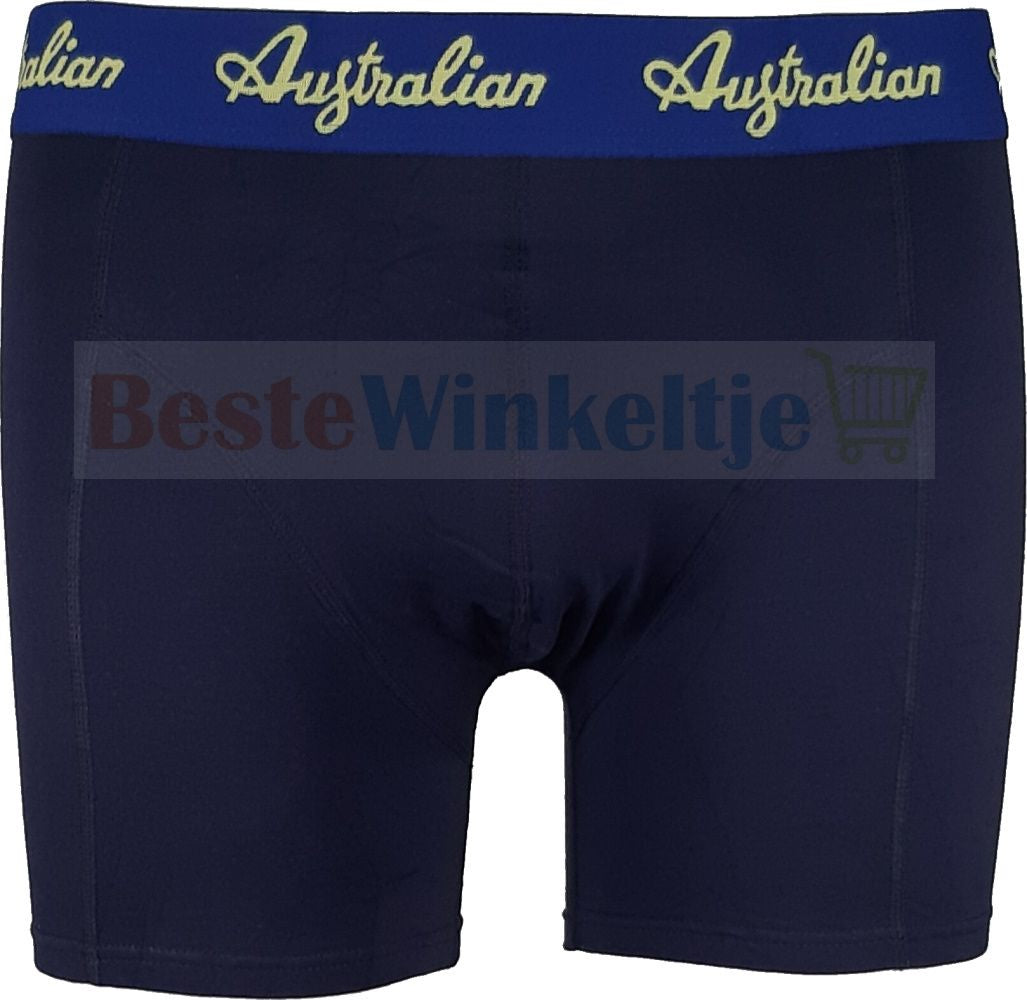 2 pack Australian Heren boxershorts Fantasy Acid Blue