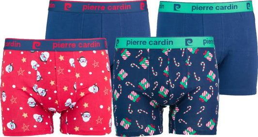 4 pack Pierre Cardin Heren boxers "kerst" limited edition 1000P