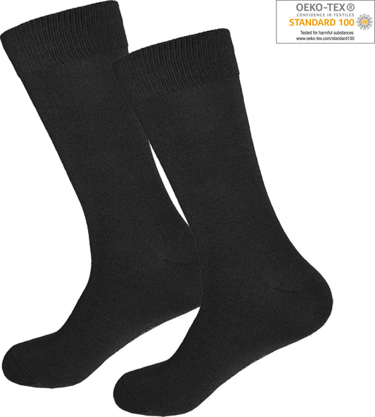 6 pack Gianvaglia unisex sokken katoen zwart