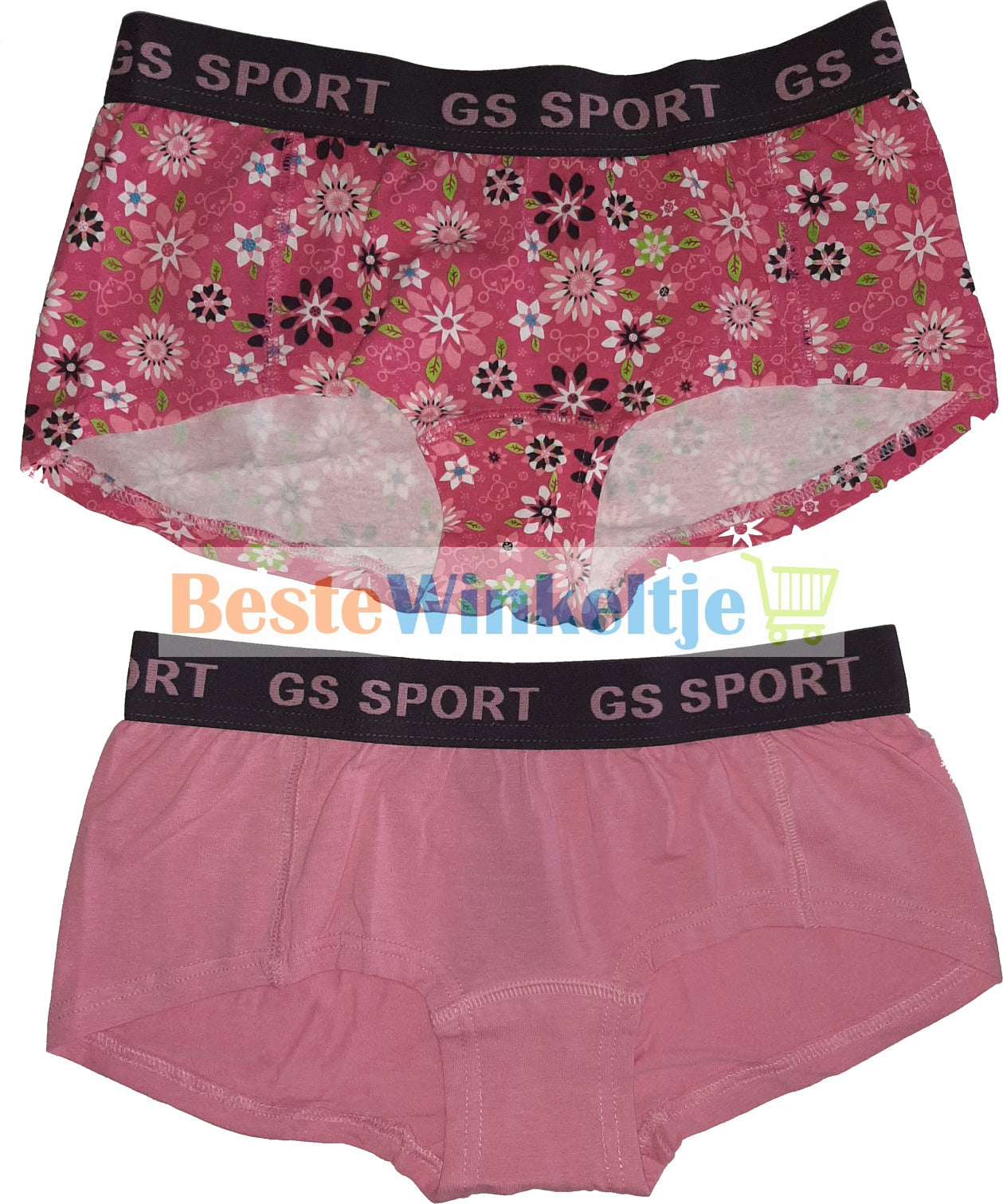 2 pack GS Sport Dames Print Roze/Roze