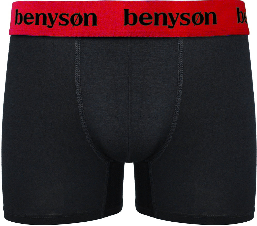 3 pack Benyson Bamboe Heren boxers "black"