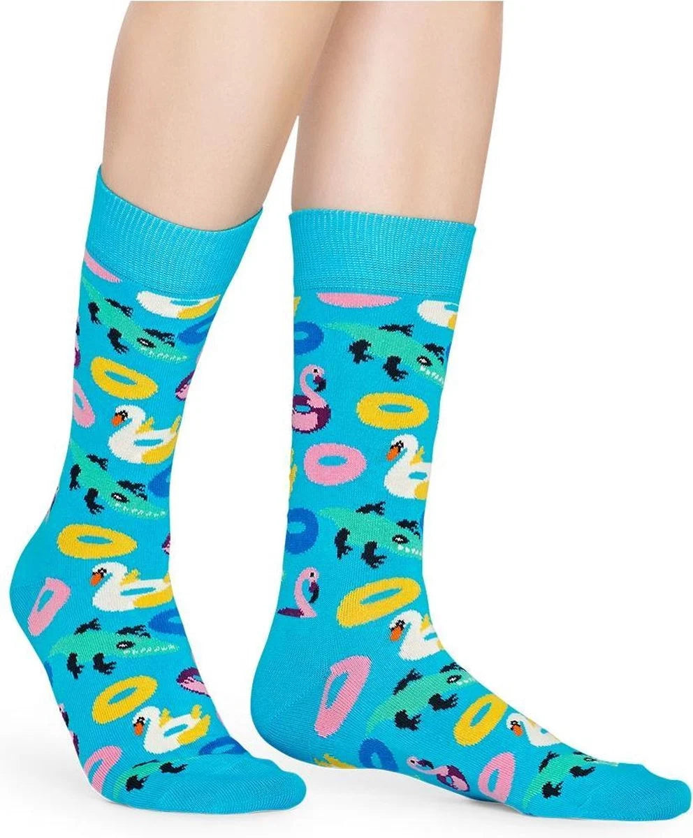 1 pack Happy Socks 41-46 Pool party damessokken