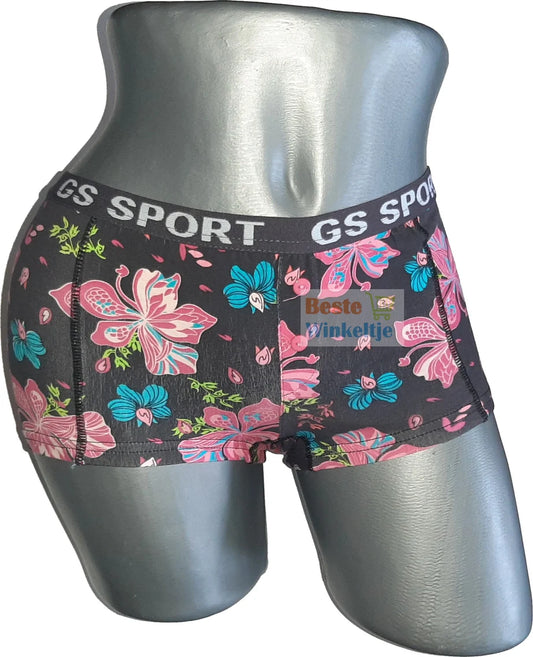 2 pack GS Sport Dames Print Zwart/Roze