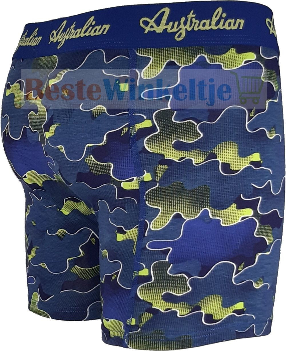 2 pack Australian Heren boxershorts Fantasy Acid Blue