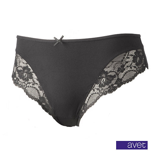 1 pack Avet dames slip Zwart 32231