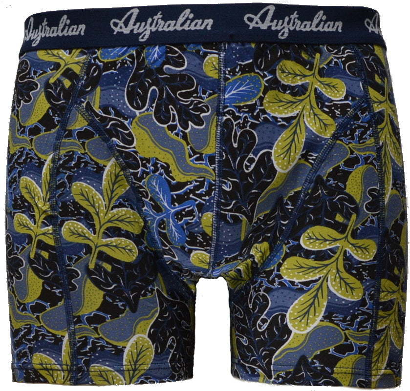 2 pack Australian Heren Boxershorts "Blue-Bush"