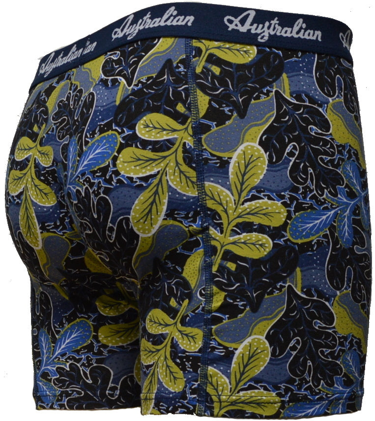 2 pack Australian Heren Boxershorts "Blue-Bush"