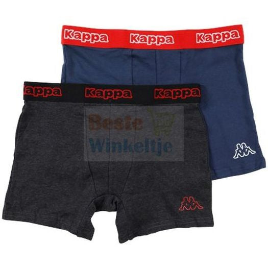 2 pack Kappa Heren Boxershorts "Navy/Antracite"