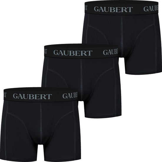 Heren Bamboe Boxershorts - 3-Pack - Zwart