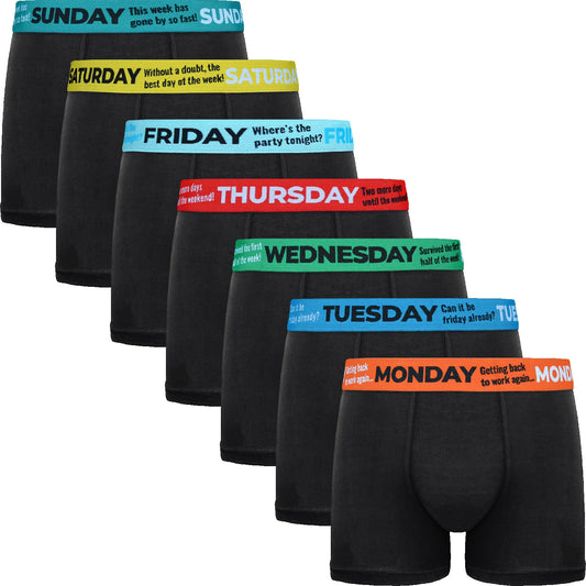 7 pack Gianvaglia Heren Boxershorts "Have a nice week" 5068