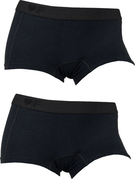 2 pack Funderwear damesboxers zwart 72004