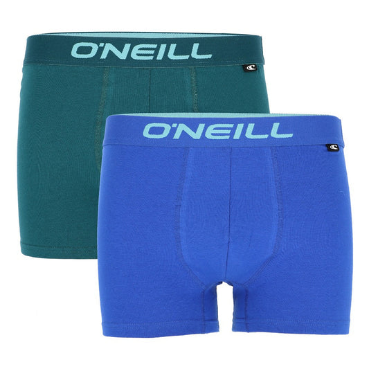 2 pack O'Neil boxershorts blauw en groen