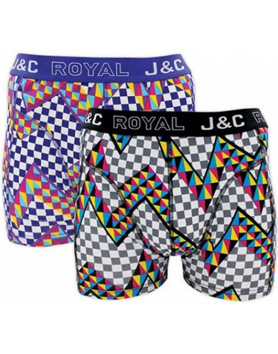 2 pack J&C Heren boxershort "Triangel"