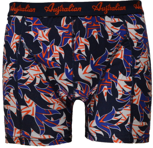 2 pack Australian Heren Boxershorts "Blue-Bird"