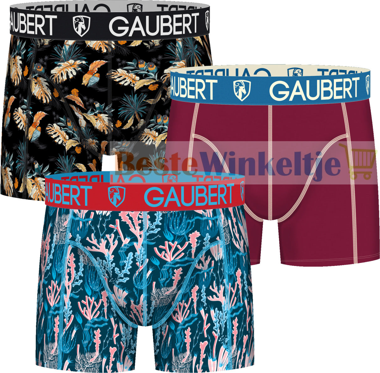 3 pack Gaubert Heren Boxers