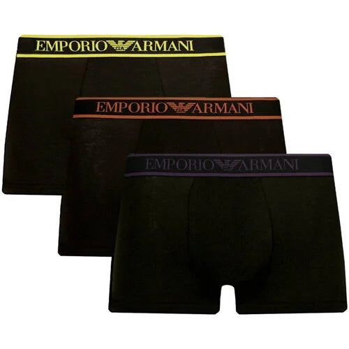 3 pack Emporio Armani heren boxershorts combi color zwart