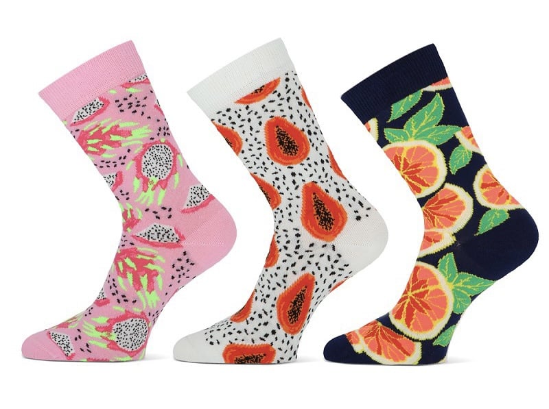 6 paar Dames sokken Teckel limited edition "Fruity"