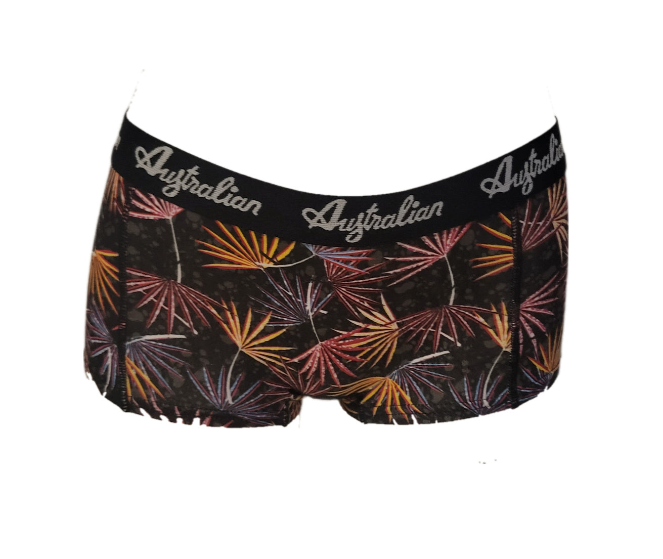 2 pack Australian Dames Boxers Black floral